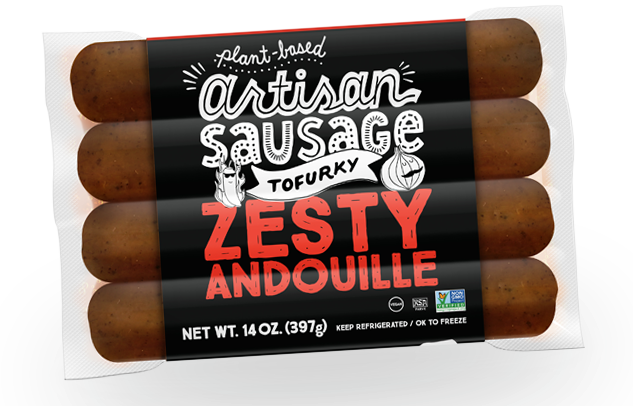 Plant Based Andouille Artisan Sausage Tofurky