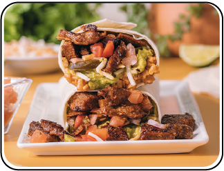 Carne Asada Steak Bite Burrito